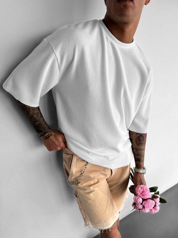 Oversize Cord Tee - Anthracite