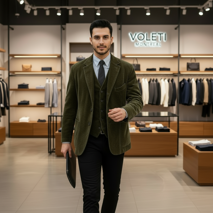 ROSSI ROMA | Veste et gilet vintage élégants