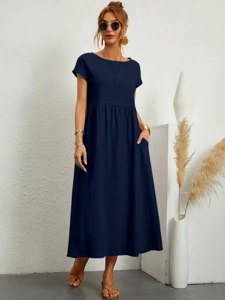 Marianne™ | Robe élégante à encolure ronde