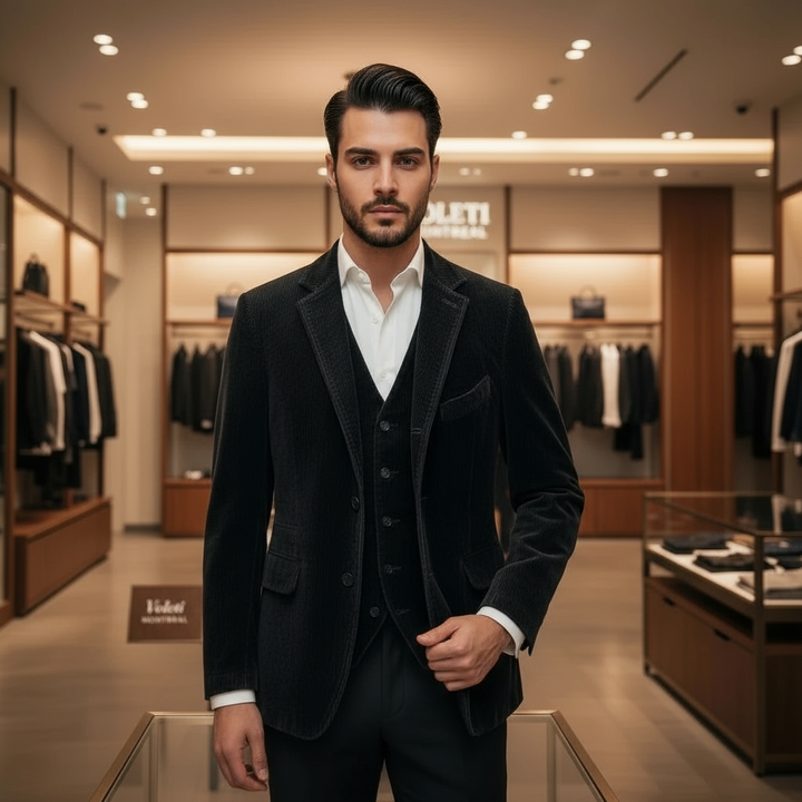 ROSSI ROMA | Veste et gilet vintage élégants