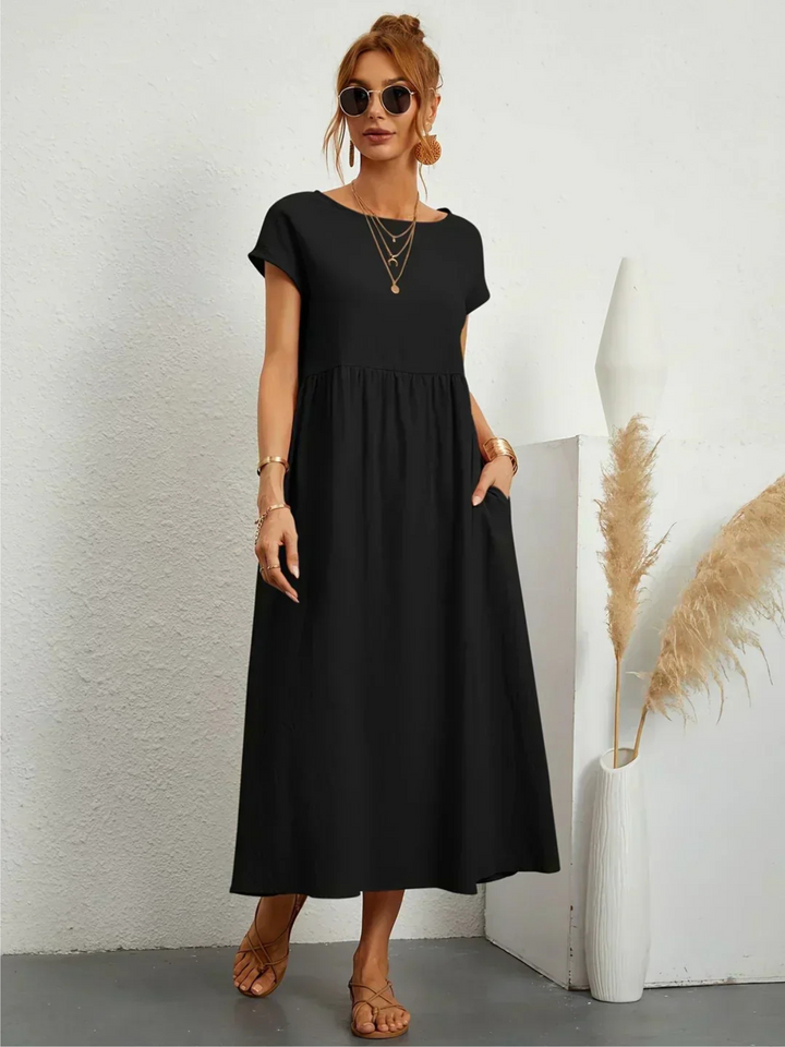 Marianne™ | Robe élégante à encolure ronde