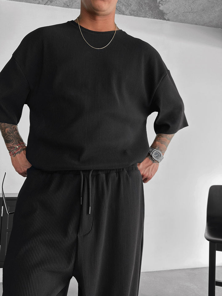 Oversize Cord Tee - Anthracite