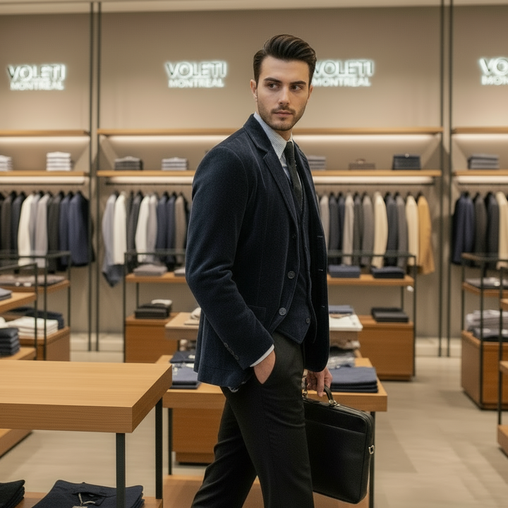 ROSSI ROMA | Veste et gilet vintage élégants