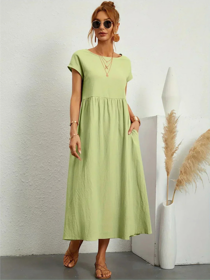 Marianne™ | Robe élégante à encolure ronde