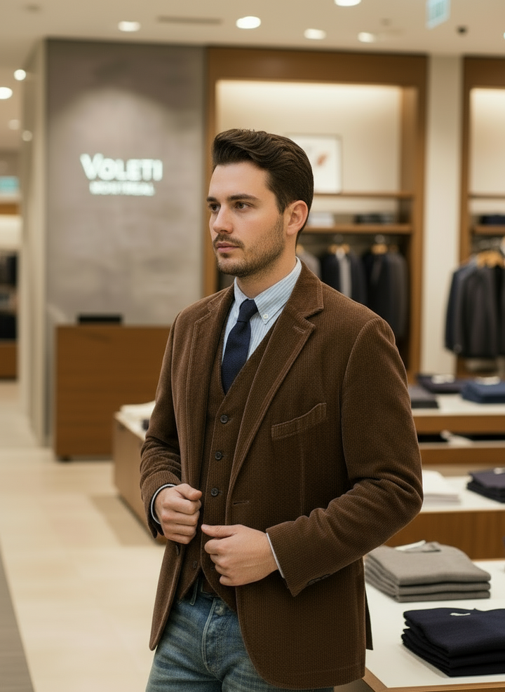 ROSSI ROMA | Veste et gilet vintage élégants